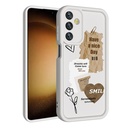 Samsung Galaxy A25 Uyumlu Kılıf Kamera Korumalı Baskılı Arka Yüzey Zore Klas Kapak