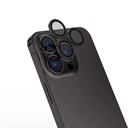 Apple iPhone 16 Pro Uyumlu Zore Safir CL-15 Parmak İzi Bırakmayan Anti-Reflective Kamera Lens Koruyucu