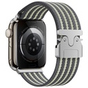 Apple Watch 45mm Uyumlu Zore KRD-133 Naylon Kumaş Hasır Örgülü Kordon
