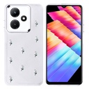 Infinix Hot 30i Uyumlu Kılıf Airbag Tasarımlı Simli Şeffaf Zore Kutup Kapak