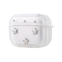 Apple Airpods Pro 2 Uyumlu Zore Airbag 44 Airbag Tasarımlı Simli Şeffaf Kutup Kılıf