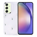 Samsung Galaxy A54 Uyumlu Kılıf Airbag Tasarımlı Simli Şeffaf Zore Kutup Kapak