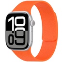 Apple Watch 10 46mm Uyumlu Zore KRD-136 Kabartma Desenli Silikon Kordon