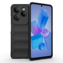Infinix Hot 40 Uyumlu Kılıf Esnek TPU Oyuklu Arka Yüzey Tasarımlı Zore Etnik Silikon Kapak