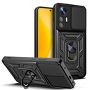 Xiaomi Mi 12 Lite Uyumlu Kılıf Magnetik Standlı Kamera Korumalı Zore Sürgülü Vega Kapak